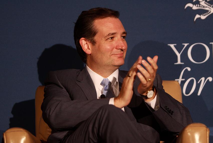 U.S. Sen. Ted Cruz, R-Texas, speaking at the 2013 Young Americans for Liberty National Convention at George Mason University in Arlington, Va., on July 31, 2013.