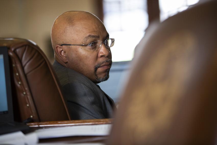 State Rep. Carl Sherman, D-DeSoto, on the House floor on May 8, 2019.