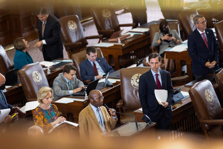 State Representatives on the House floor debate over amendments to HB 1 on Oct. 12, 2021.