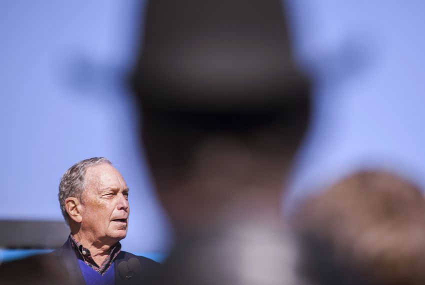 Former New York City Mayor Michael Bloomberg is concentrating his efforts on Texas and the other 13 Super Tuesday states.