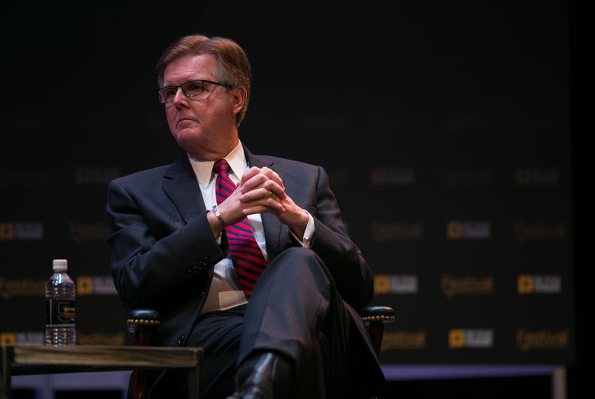 Lt. Gov. Dan Patrick was interviewed by Tribune CEO and Editor-in-Chief Evan Smith on Oct. 16, 2015.