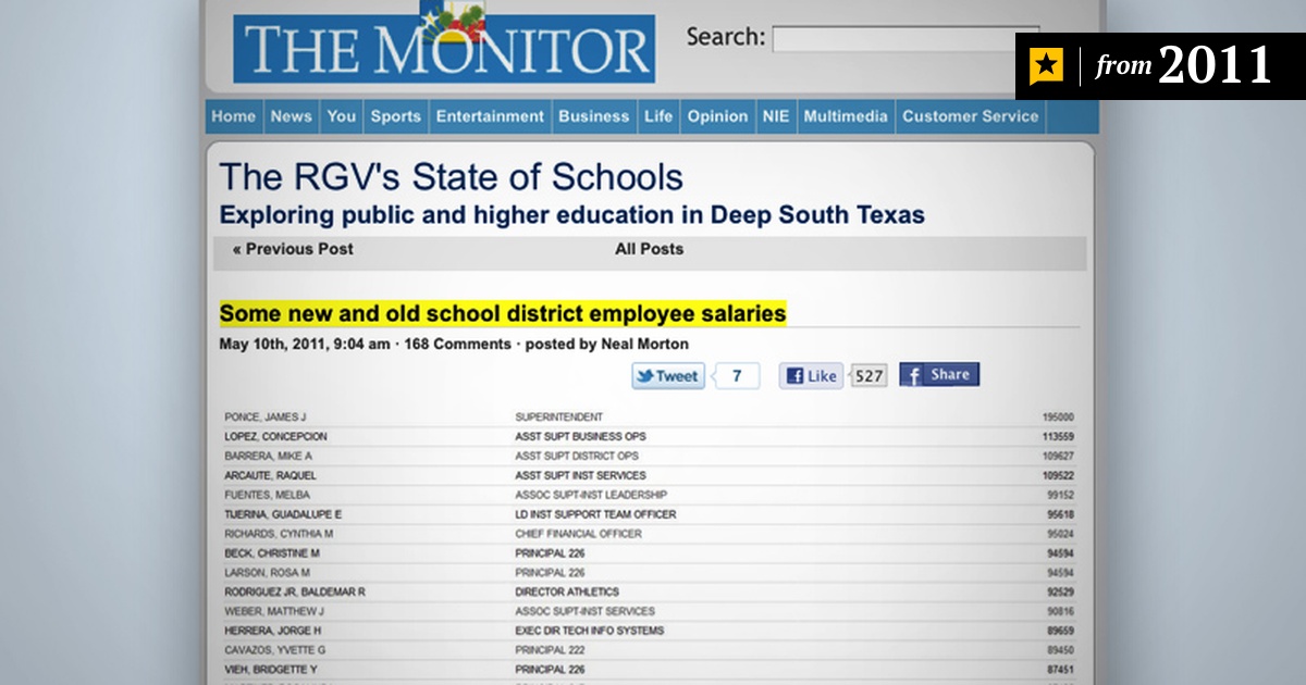 On the Records: Valley Paper Pulls Salary Data | The Texas Tribune
