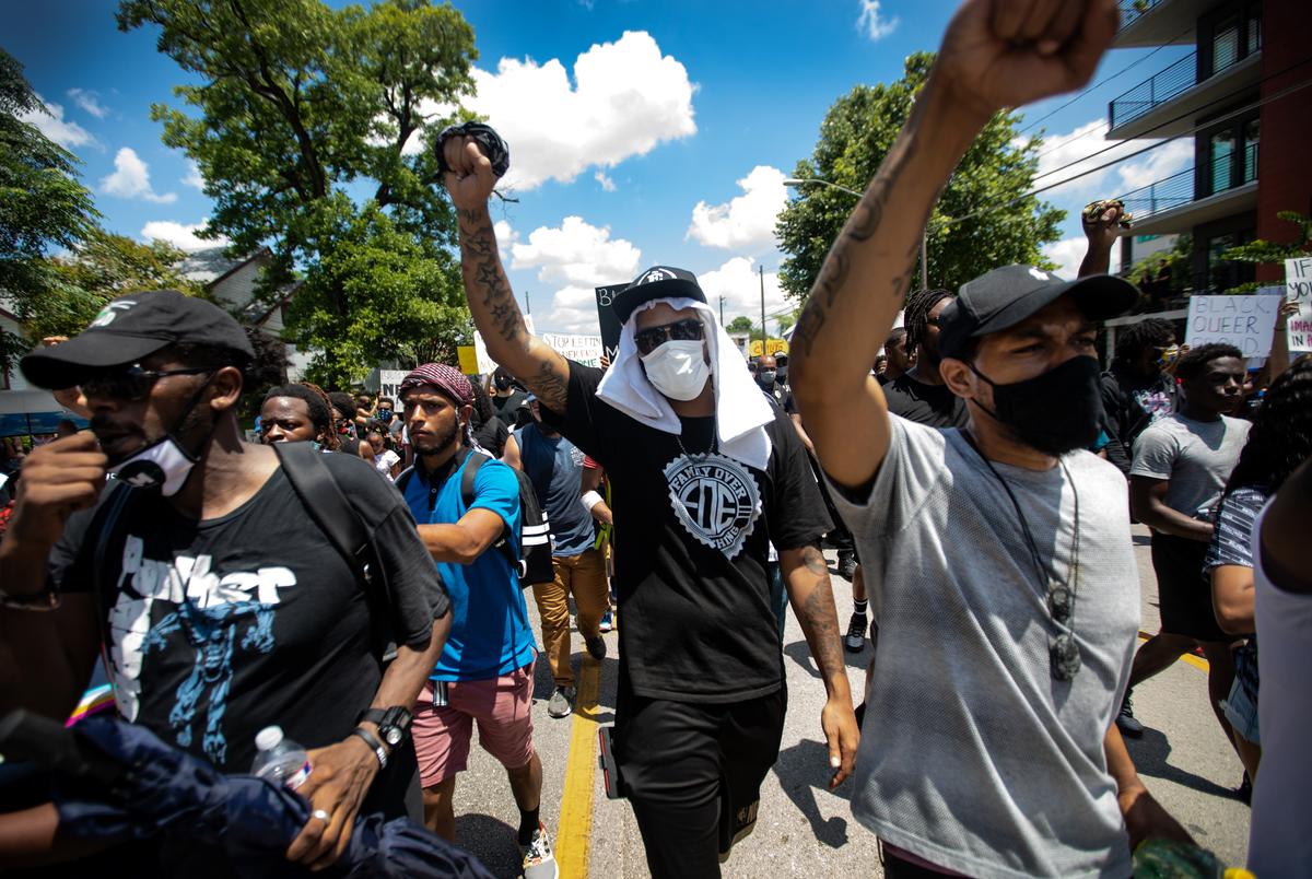 More than 5,000 people gathered for Black Austin Rally & March For Black Lives on June 7, 2020.
