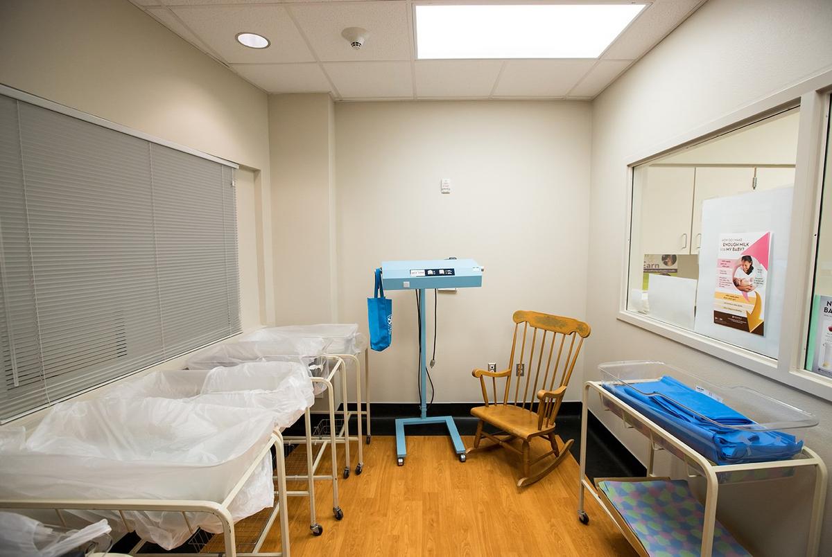 The nursery at the shuttered labor and delivery unit of Medical Arts Hospital in Lamesa on Dec. 9, 2017. The rocking chair pictured came from the original facility when the staff moved into the current facility in 2009.