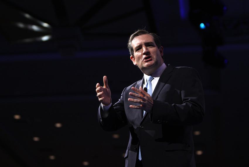 U.S. Sen. Ted Cruz, R-Texas, speaking at the 2013 Conservative Political Action Conference in National Harbor, Md., on March 16, 2013.