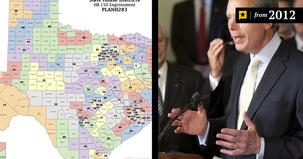Texas Weekly Newsreel Redistricting Maps, Dewhurst The Texas Tribune