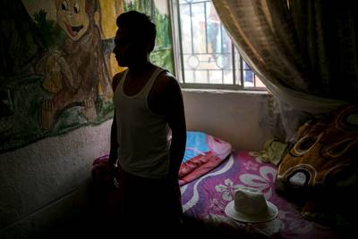 A young man from Honduras who goes by 