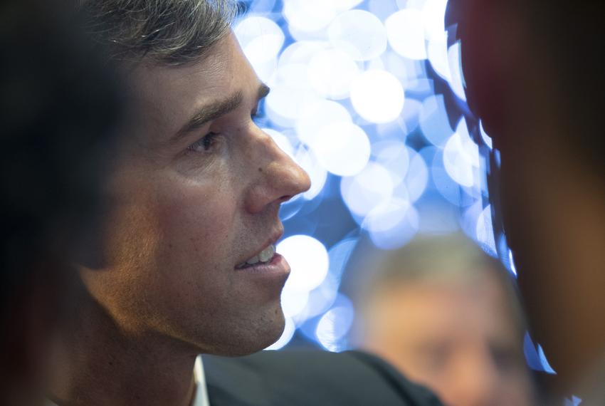 Former U.S. Rep. Beto O'Rourke at the El Pasoan of the Year ceremony in El Paso on Feb. 19, 2019.