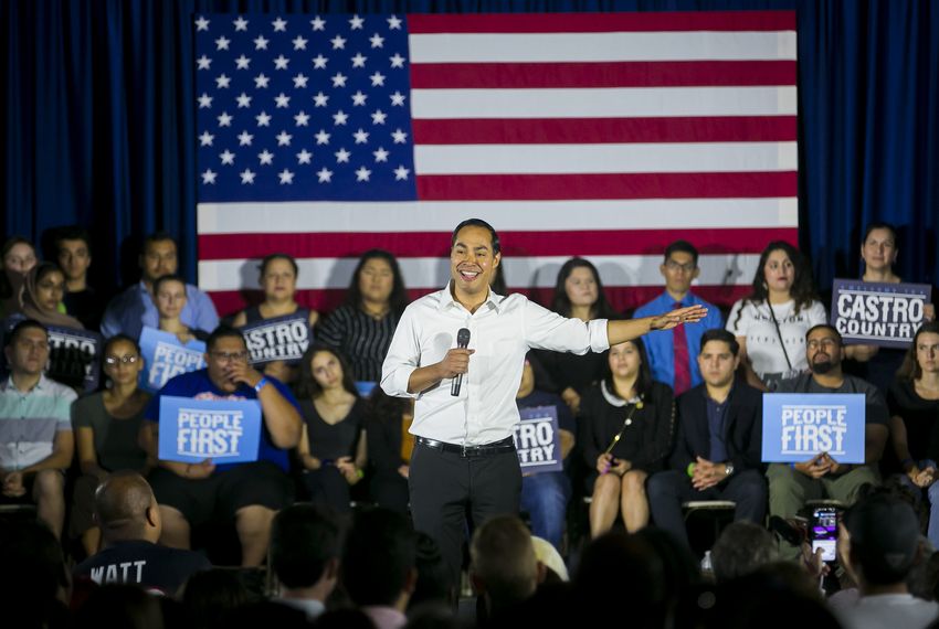 Julián Castro was often the first of the Democratic presidential candidates — or among the first — to lay claim to a certain cause or position.