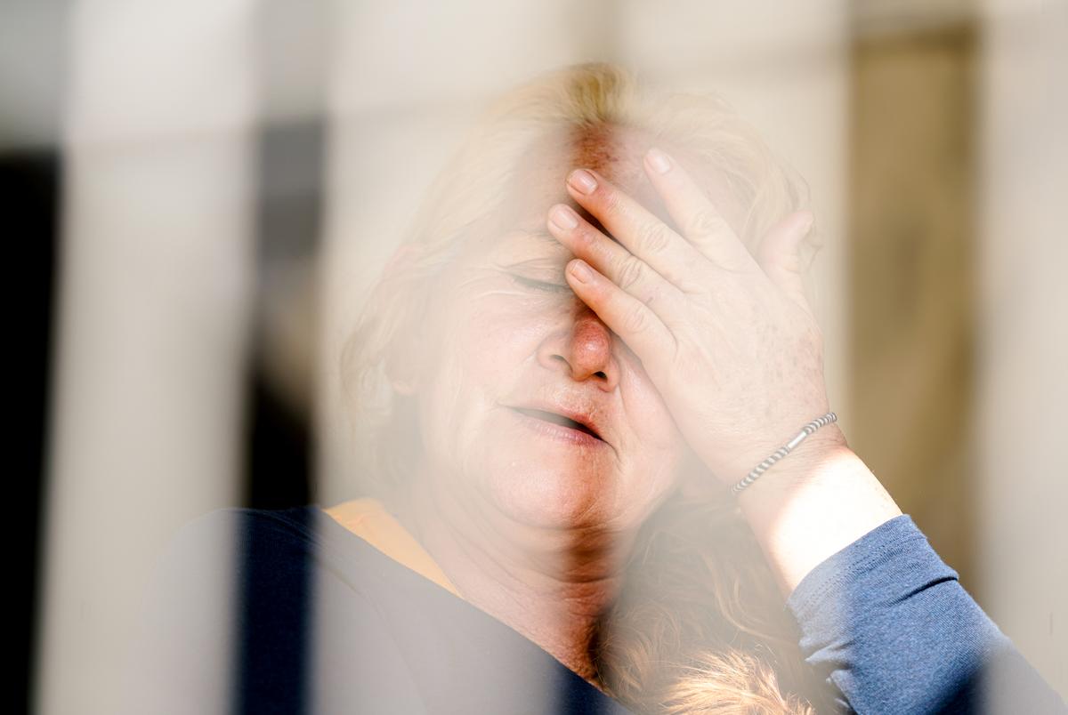 El Salvadoran asylum seeker Vilma Vasquez, 55, passes her time in a tent where she has lived for nearly two years at a migrant camp in Matamoros, Mexico on Feb. 24, 2021. Her daughter, then 15, crossed as an unaccompanied minor in November of 2019 because she was feeling sick constantly at the encampment. They had been sent back to continue with their asylum cases in Mexico under the Migrant Protection Protocols, MPP, that the Trump Administration had implemented.