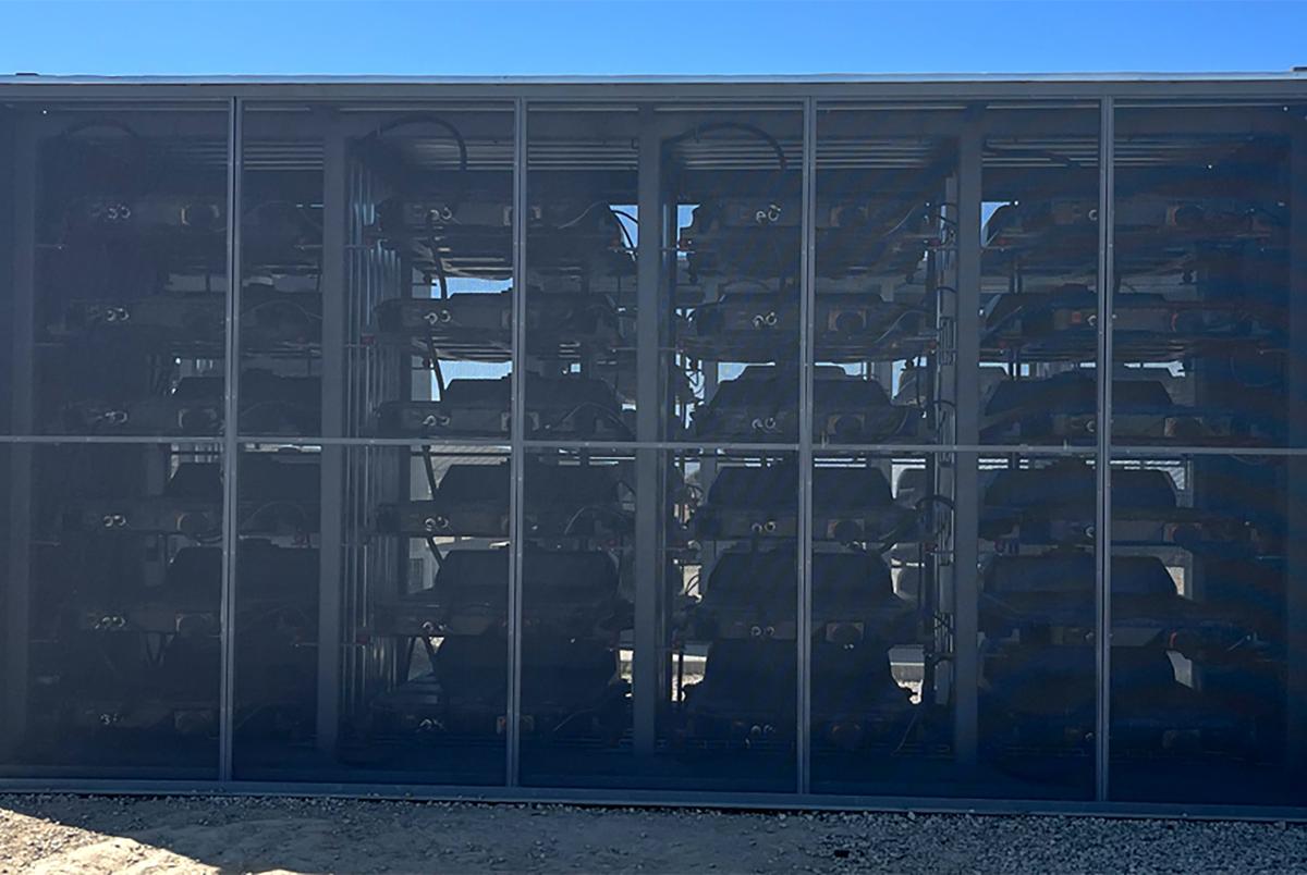 A B2U Storage Solutions cabinet can use retired electric vehicle batteries from different carmakers and in varying states of health.