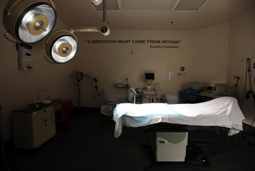 One of the surgery rooms at the Whole Woman's Health Surgical Center in San Antonio on March 18, 2013.