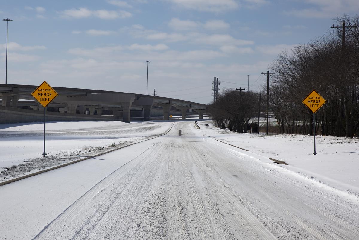 Scenes from McKinney during the winter storm affecting the entire state. The storm brought snow, ice, and freezing temperatures that are causing hazardous driving conditions and electrical outages.