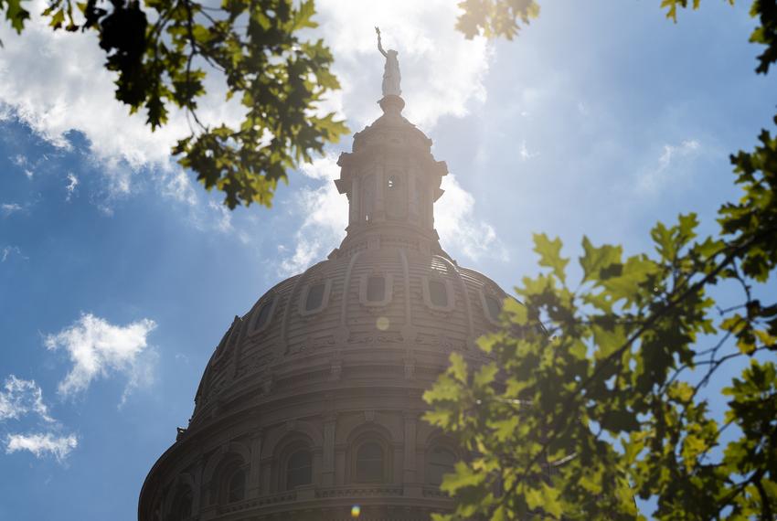 The state Capitol in Austin on Wednesday, Aug. 6, 2025.