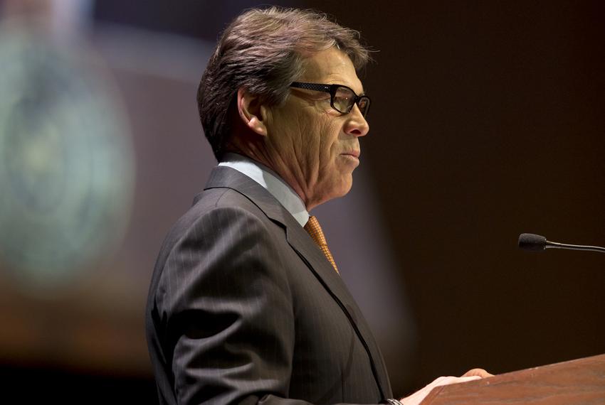 Gov. Rick Perry speaks at the Star of Texas Awards ceremony on Sept. 12, 2013.