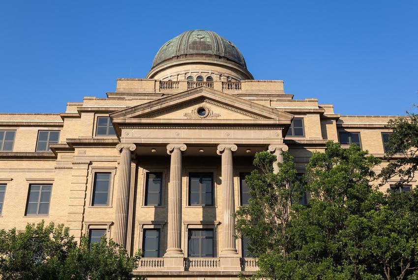 The Academic Building at Texas A&M University in College Station on Tuesday, Sept. 9, 2025.