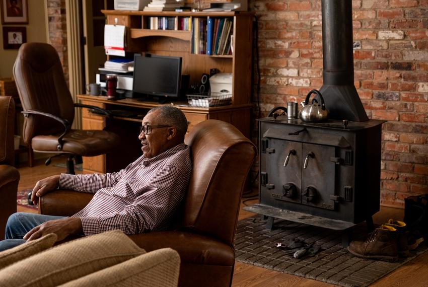 Roy Mills of J&R Mills Family Farms and Roy Mills Farm speaks about growing up on his fathers farm and the challenges he saw that were posed by being a black farmer, on Wednesday February 26, 2025, at his home in Nacogdoches County.