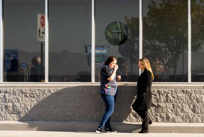 The reopening of the Cielo Vista Walmart was an emotional moment for many in attendance — including employees.