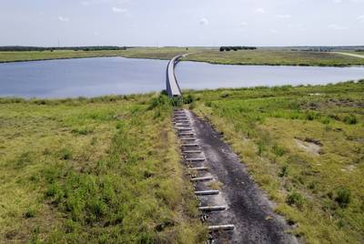 Alcoa says it has mostly dismantled a decommissioned conveyor belt near Rockdale used to move lignite from a mine to a coal-fired power plant.