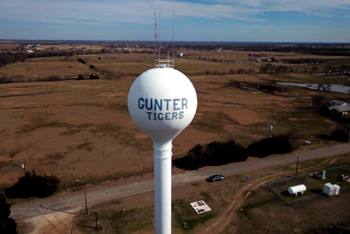 Gunter is a small town about 50 miles north of Dallas.