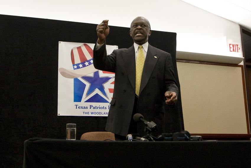 Herman Cain at Houston debate.