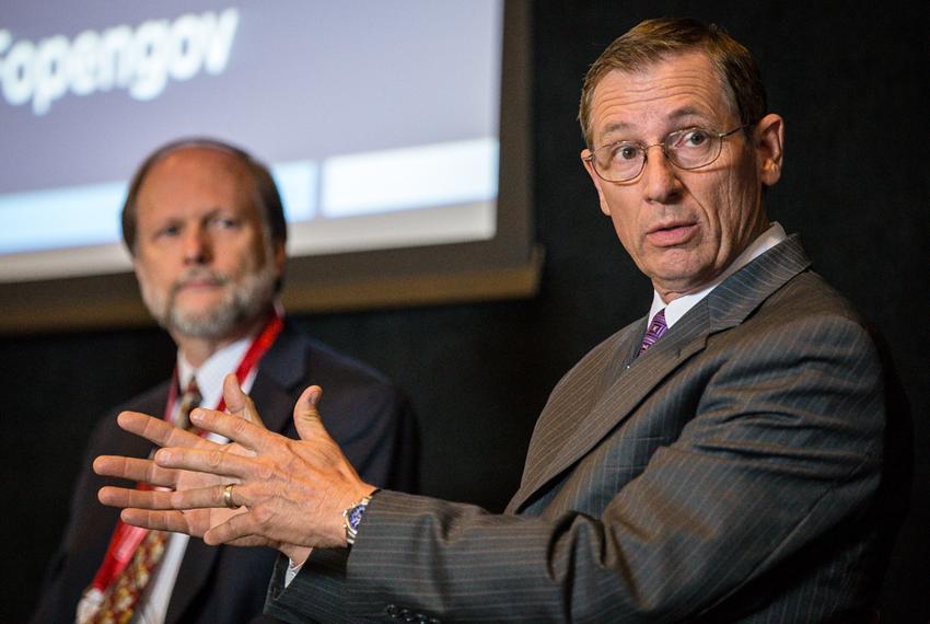 Byron Cook speaks at The Texas Tribune Festival on Sept. 20, 2014.