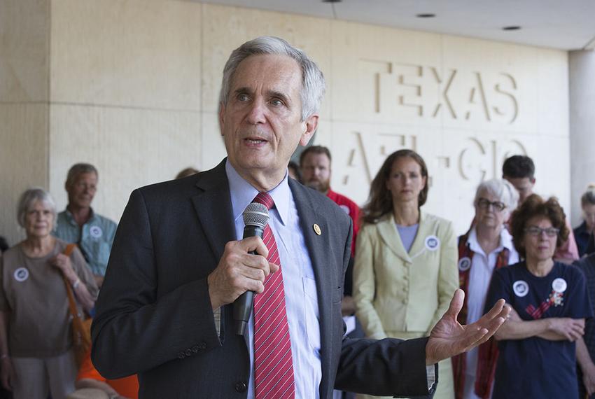 U.S. Rep. Lloyd Doggett, D-Austin, at a gun control rally June 29, 2016 near the Texas Capitol.