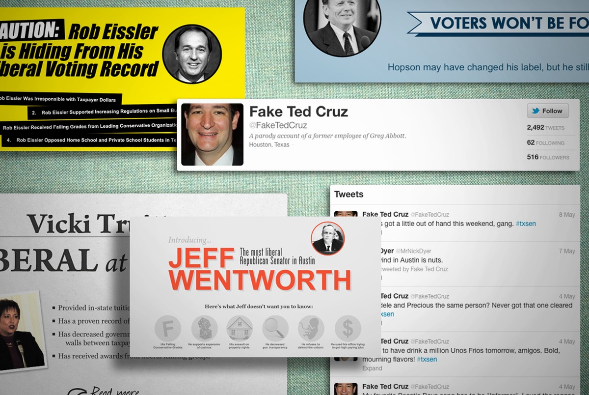 Fake Twitter Feeds, Deceptive Websites Shake Up Primary The Texas Tribune