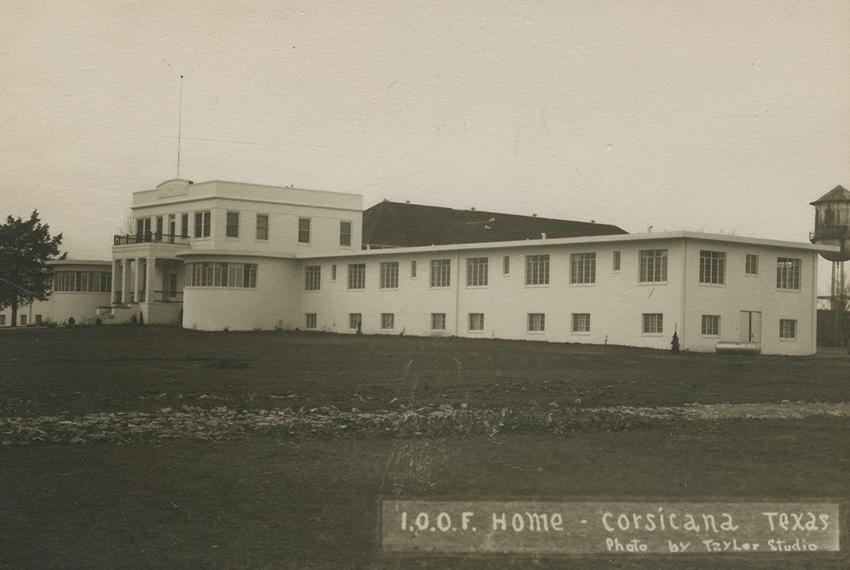 Archival image of the Corsicana youth detention facility.