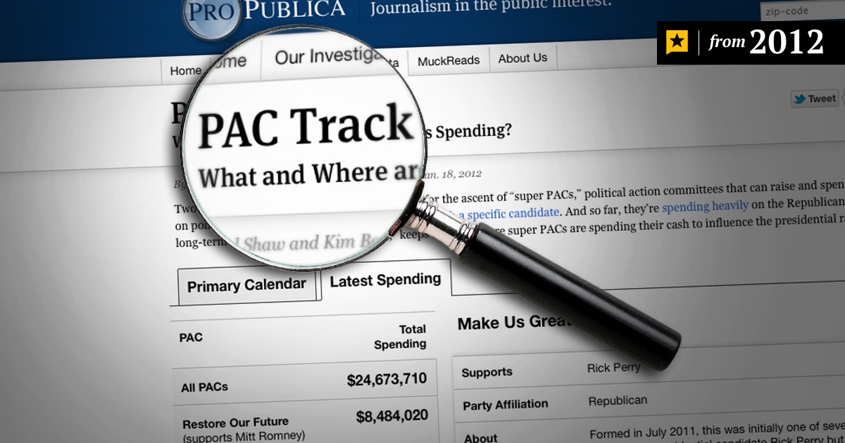 On the Records News App Tracks Super PAC Spending The Texas Tribune