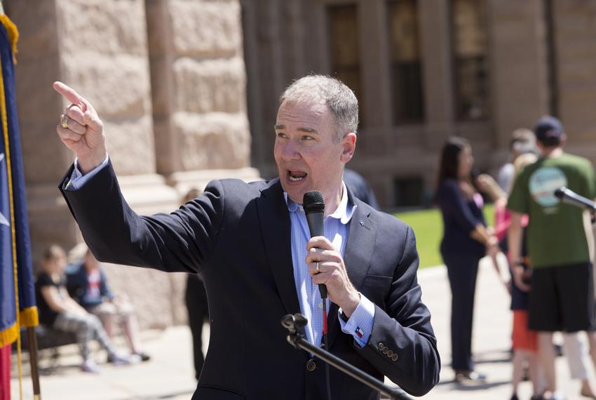 Michael Quinn Sullivan at the Texas Tax Day Tea Party Rally at the Texas Capitol on April 15th, 2015