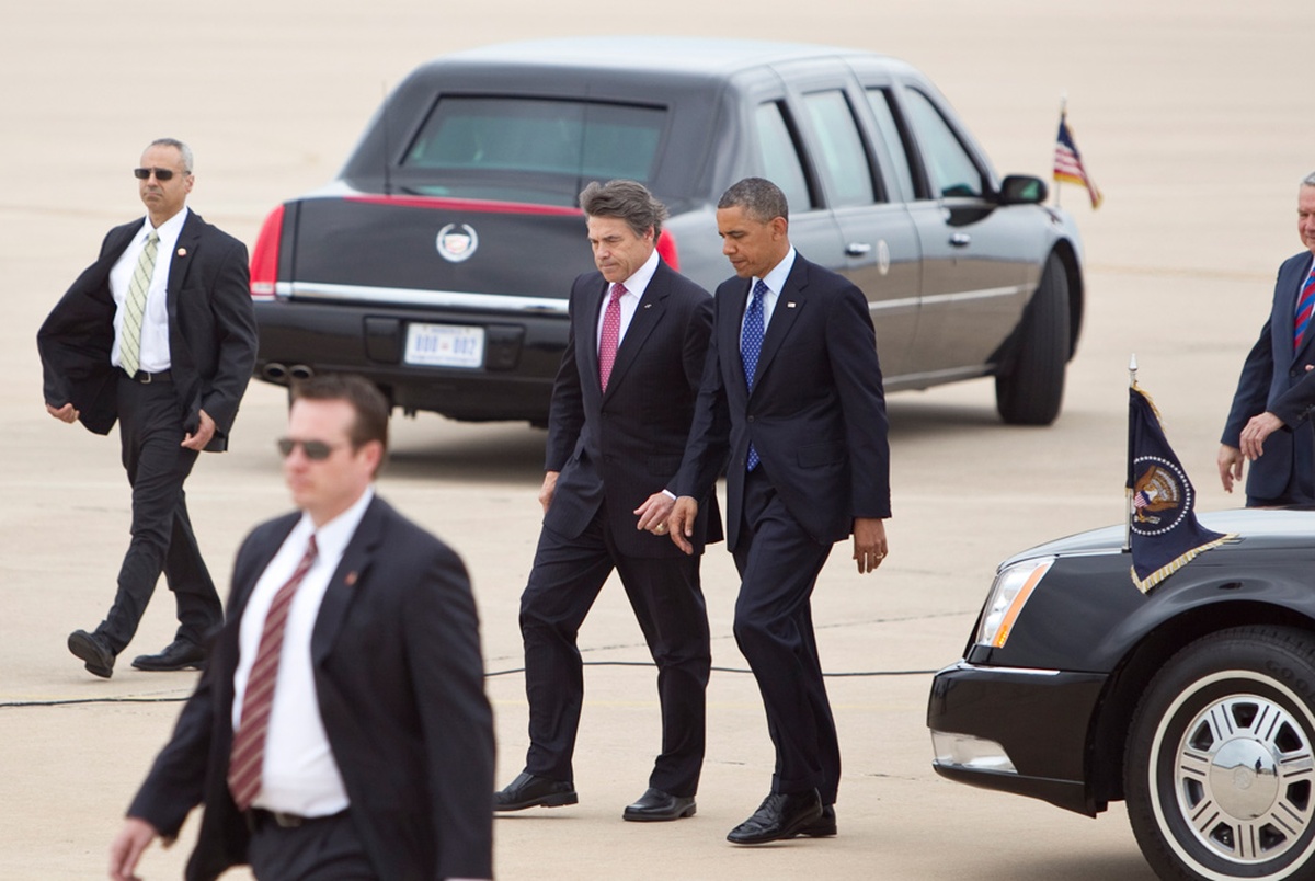 Video: Perry Calls Obama's Visit to Austin 