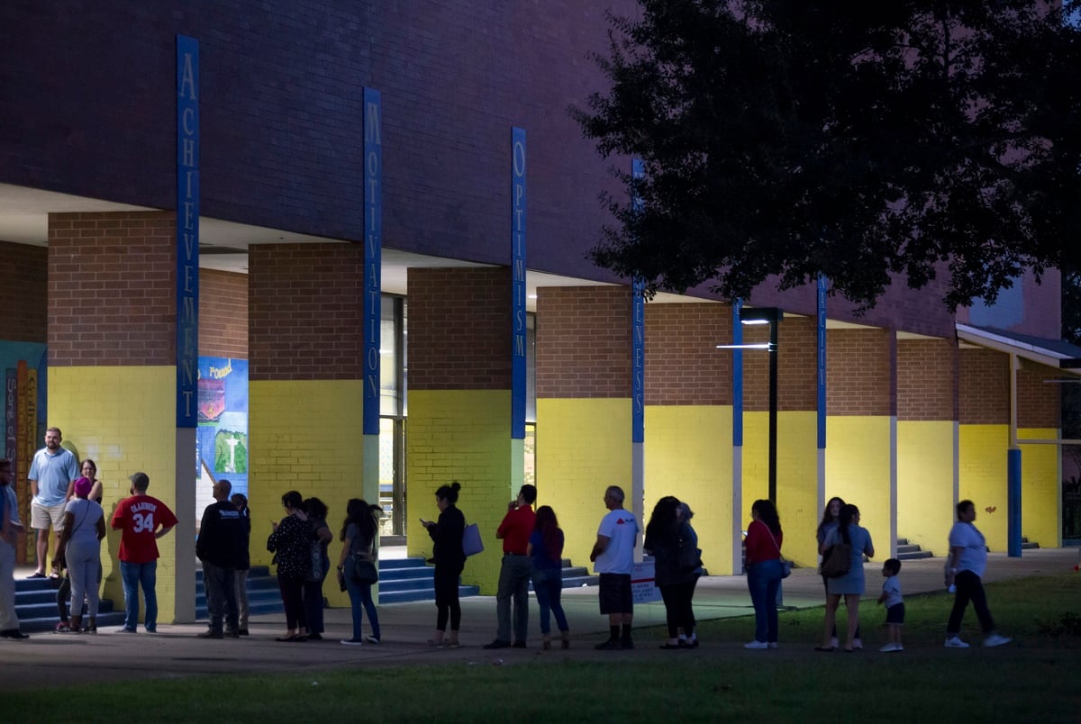 Harris County in Texas to keep some voting locations open an extra hour