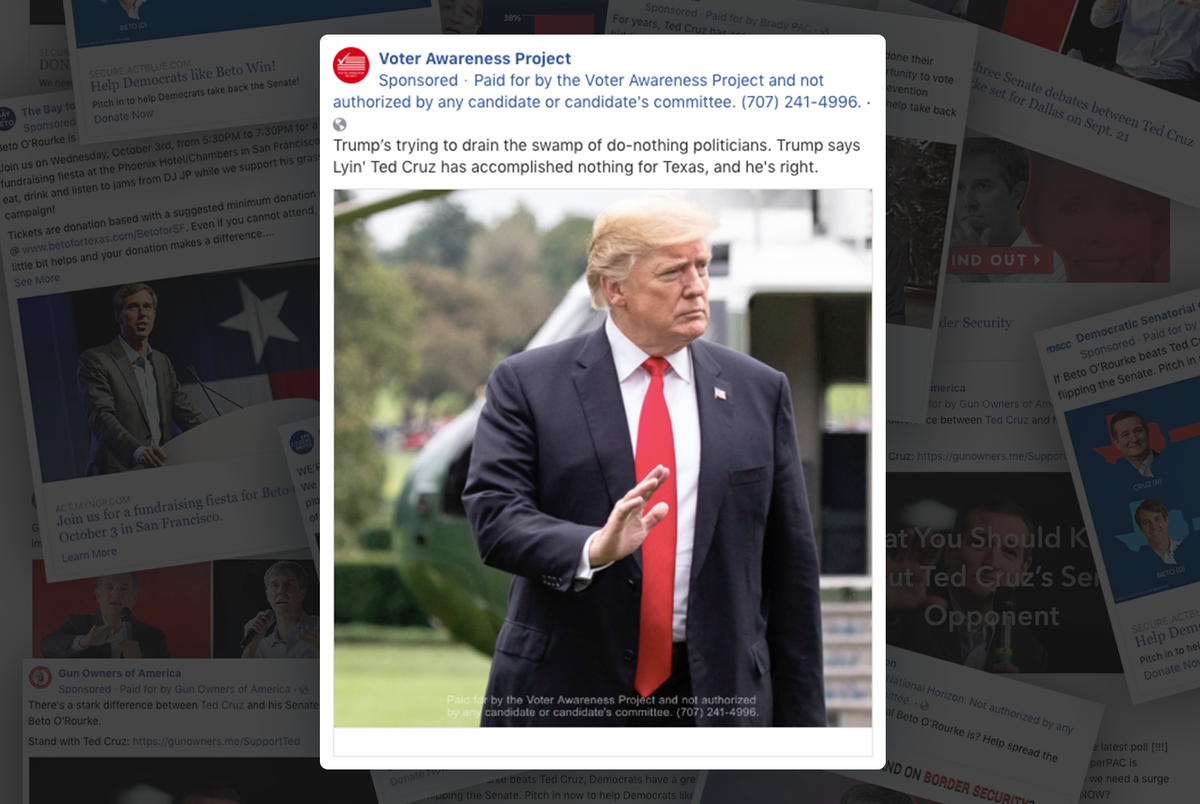 Groups with neutral-sounding names launch Facebook ads against Texas Republicans