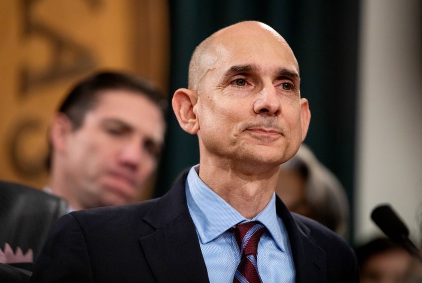 State Rep. Greg Bonnen, R-Friendswood, speaks at a press conference on March 5, 2019.