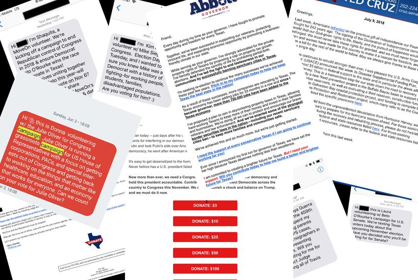 Political texts and emails Can you stop them? The Texas Tribune