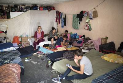El Buen Pastor migrant shelter has held 80 to 110 migrants for the past two weeks. Its capacity is 60.