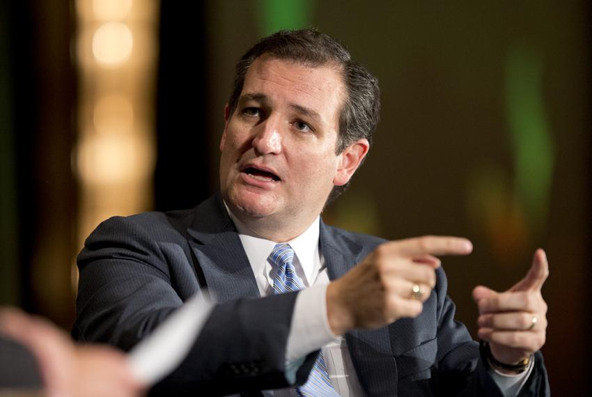 U.S. Sen. Ted Cruz in an interview with The Washington Post's Dan Balz at The Texas Tribune Festival on Sept. 20, 2014.