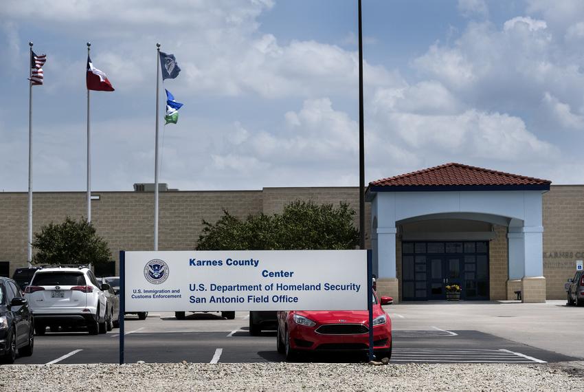 The Karnes County Residential Center is a detention center for immigrant women and their children in Karnes City, Texas. The facility is run by The GEO Group, Inc.