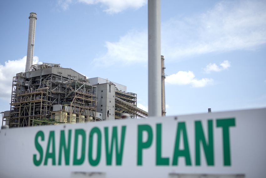 Luminant's coal-fired Sandow Power Plant near Rockdale has been closed since 2018.