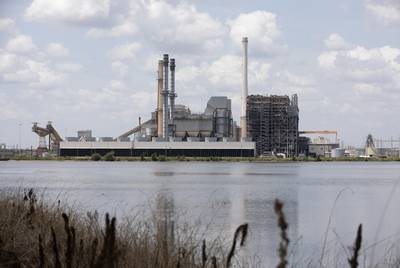 The Alcoa power plant near Rockdale on August 1, 2019.