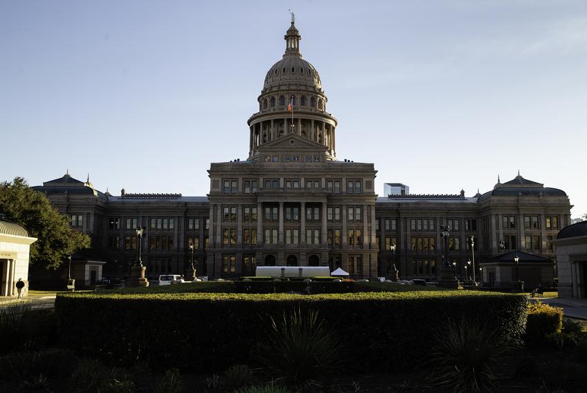 The Texas Capitol on Feb. 1, 2021.