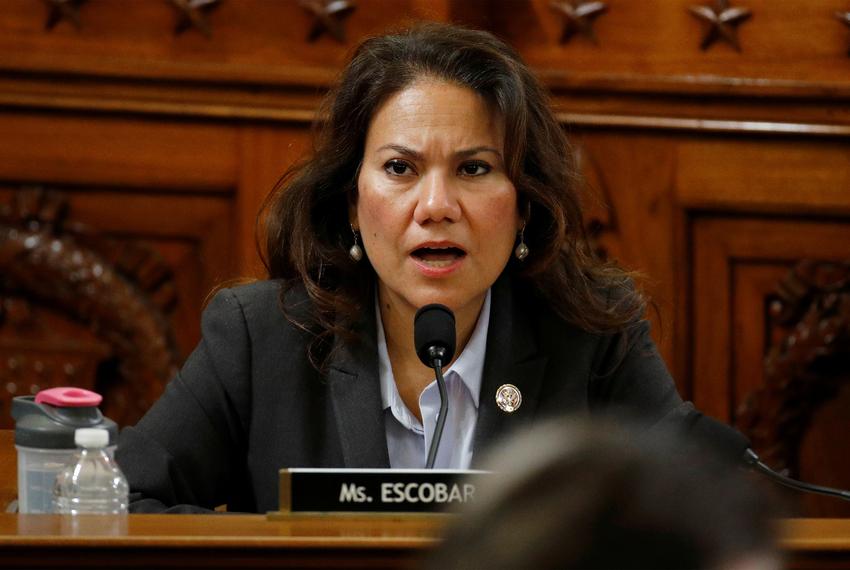 U.S. Rep. Veronica Escobar, D-El Paso, votes no on the first article of impeachment against President Donald Trump in Washington, D.C., on Dec. 13, 2019.