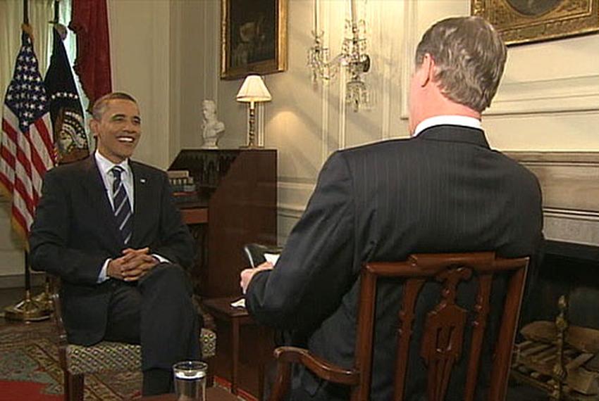 WFAA Channel 8's Brad Watson interviewed President Obama at the White House on Monday, April 18.