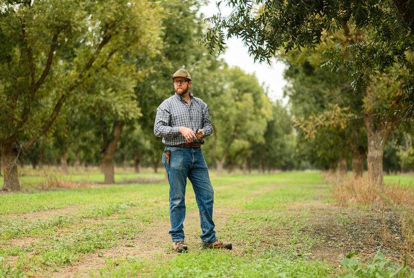 General Manager Zachary Swick poses at Belding Farms on Sep 23, 2024