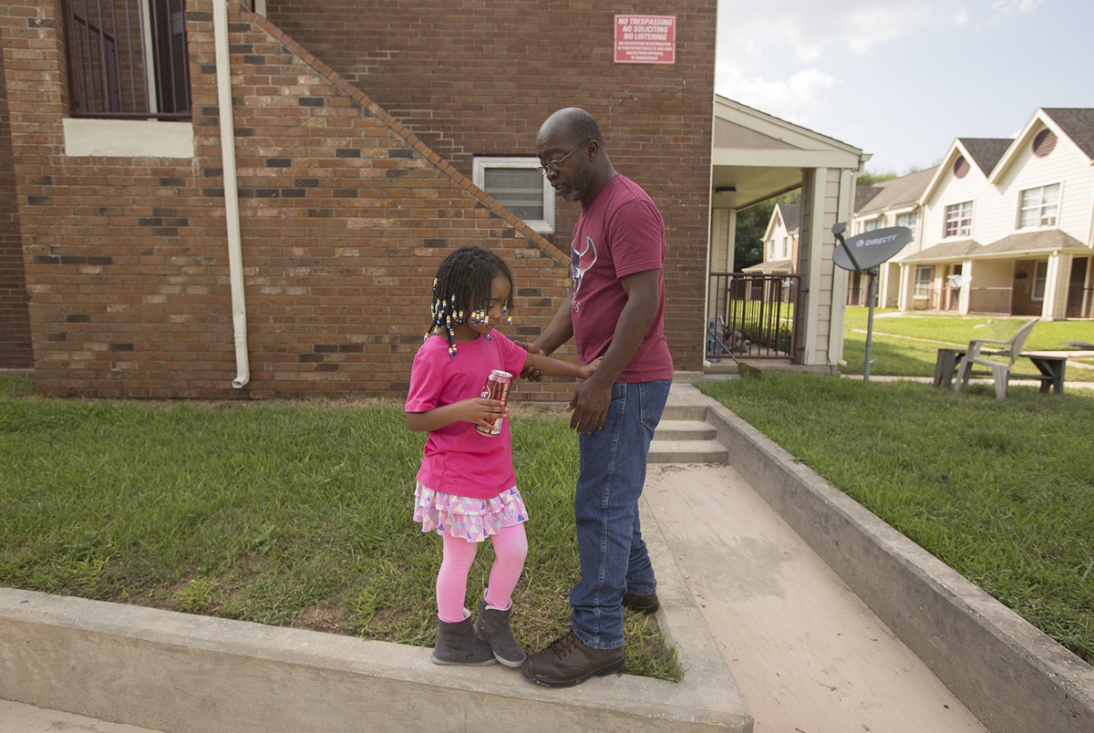 Houston's historically black neighborhoods devastated by flooding, with
