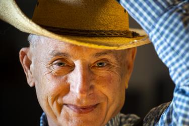 Retired physician Ron McMurry on his ranch outside of Jasper, TX, on Dec. 28, 2022.                                                                                                                                                                                                        