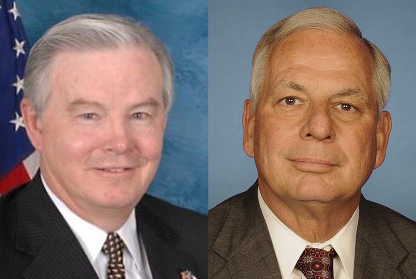 U.S. Rep. Joe Barton, R-Ennis, and U.S. Rep. Gene Green, D-Houston.