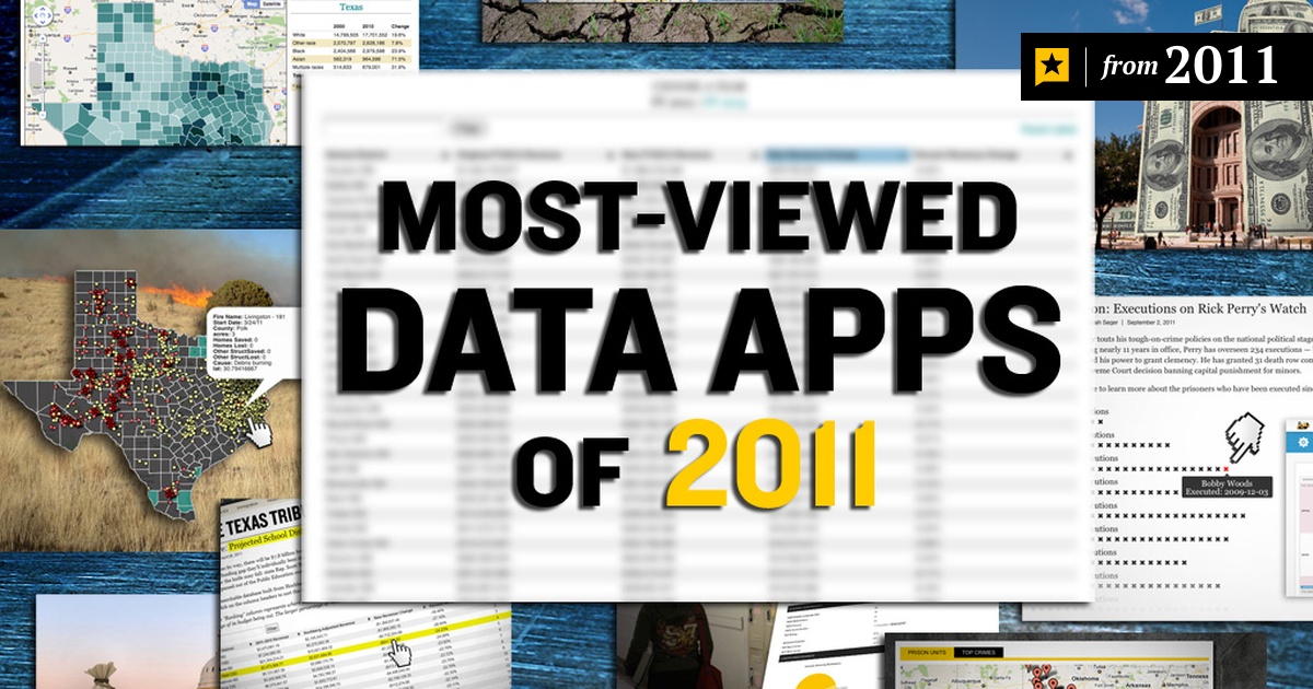 2011 Top Data Apps Salaries, Prisons, Public Schools The Texas Tribune