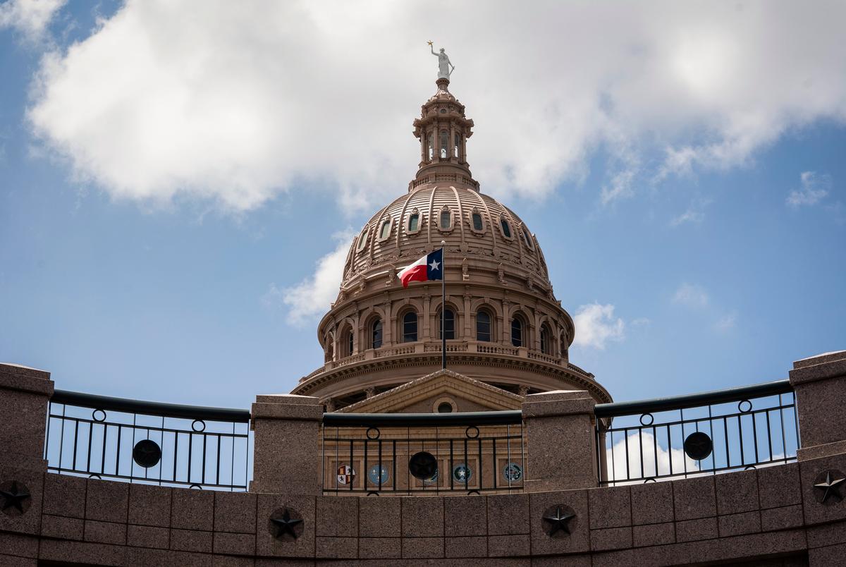 The Texas Capitol on Aug. 13, 2021.